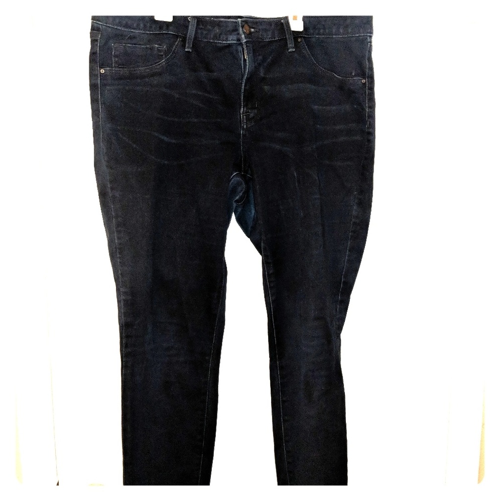 Mossimo Size16 Dark Wash Stretch Jegging, Like New